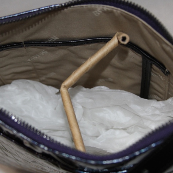 NWT Brahmin Katie Heroic Purple Kingstone Purse - Picture 7 of 8